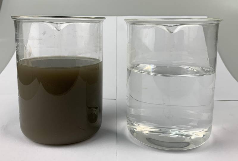 北京某汽車(chē)有限公司客戶(hù)案例噴槍清洗廢水處理效果對(duì)比